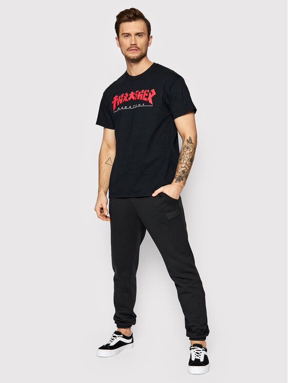 T-shirt Godzilla Nero Regular Fit