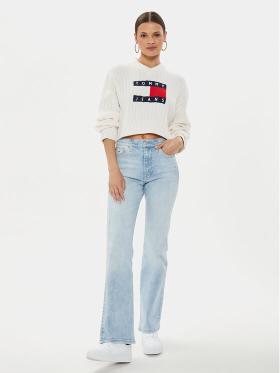Tommy Jeans Tommy Jeans Džinsi Sylvia DW0DW19285 Zils Flare Fit