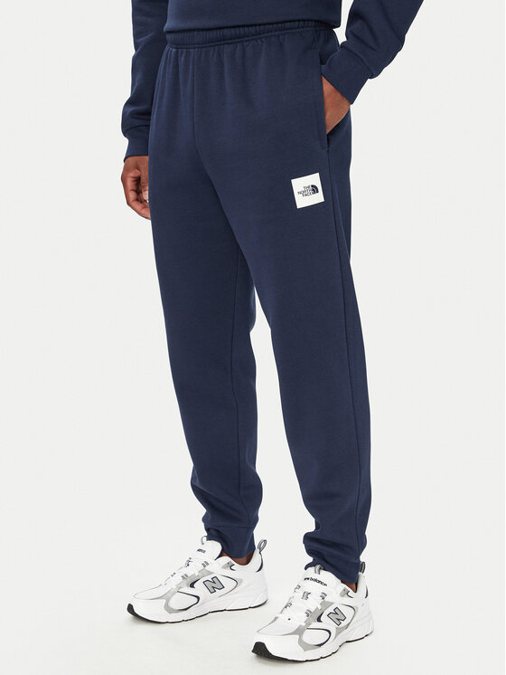 The North Face Pantaloni trening Box Half Dome NF0A8JB0 Bleumarin Regular Fit