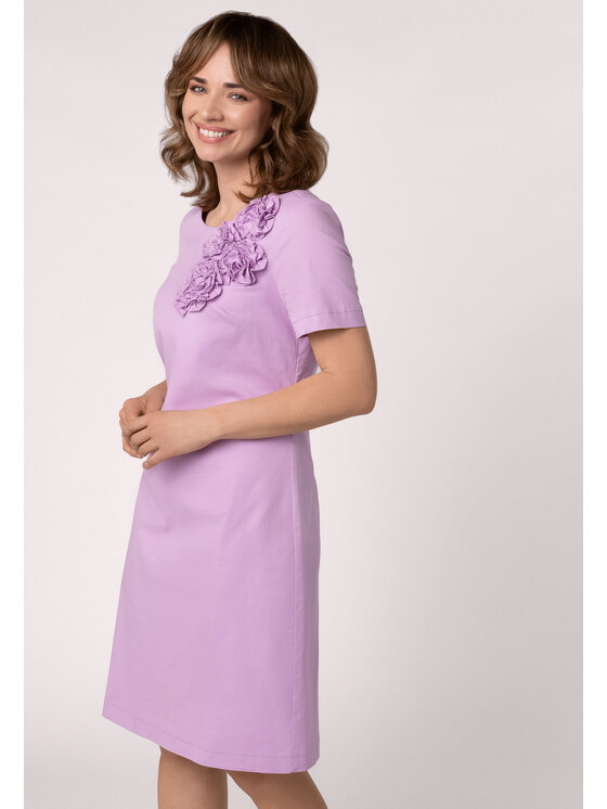 QUIOSQUE QUIOSQUE Každodenné šaty 4UC013 Fialová Regular Fit