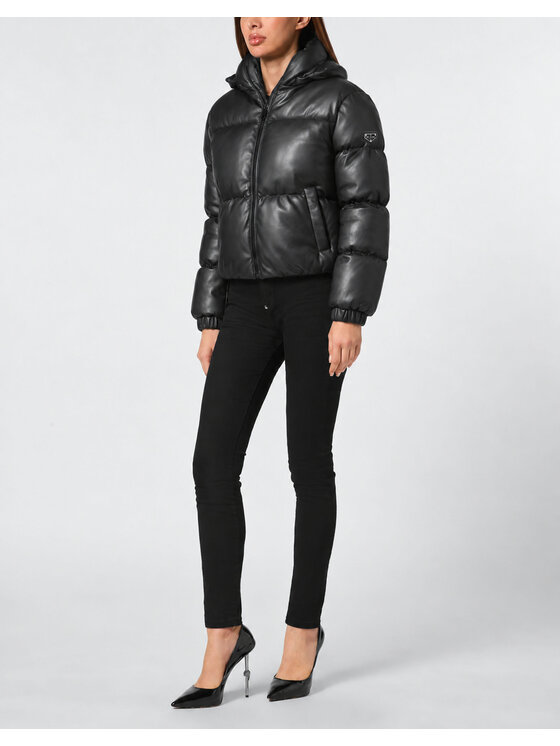 PHILIPP PLEIN PHILIPP PLEIN Kurtka bomber 31551 Czarny Regular Fit