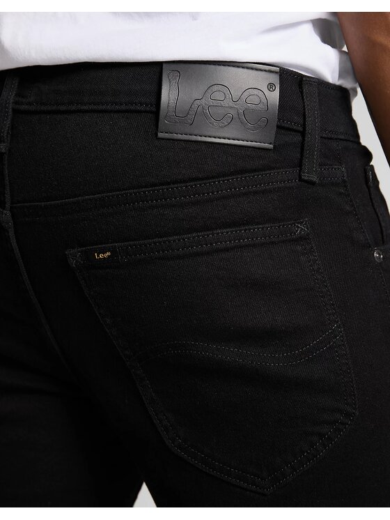 Lee Lee Pantaloni di tessuto DAREN ZIP FLY Nero Straight Leg