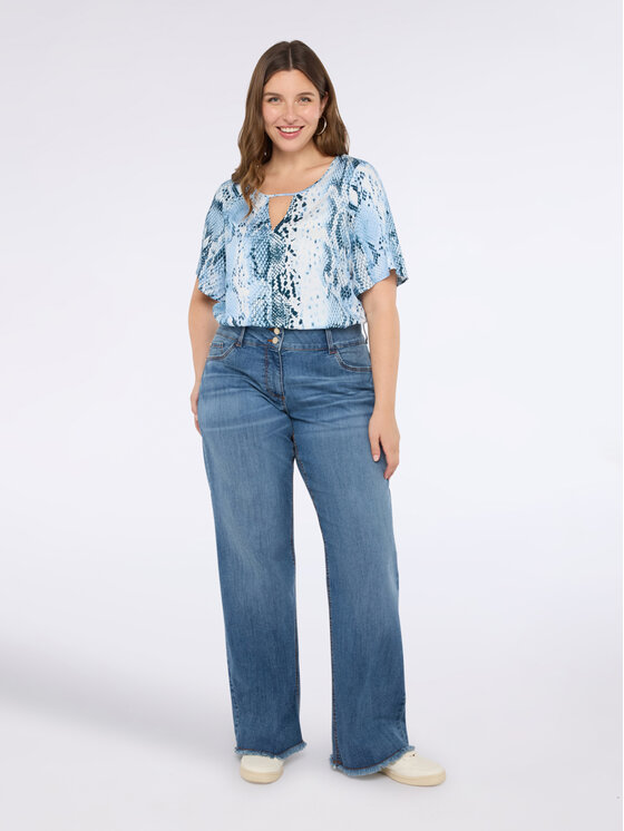 Fiorella Rubino Fiorella Rubino Jeans P412T004913N004 Turchese Regular Fit