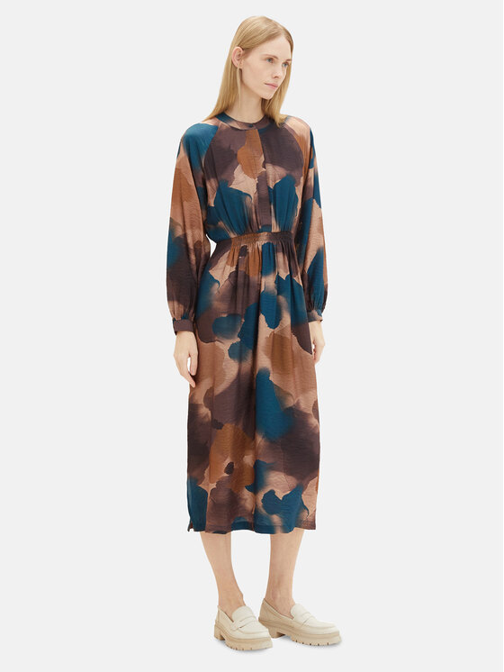 Tom Tailor Tom Tailor Vsakodnevna obleka 1039177 Pisana Regular Fit