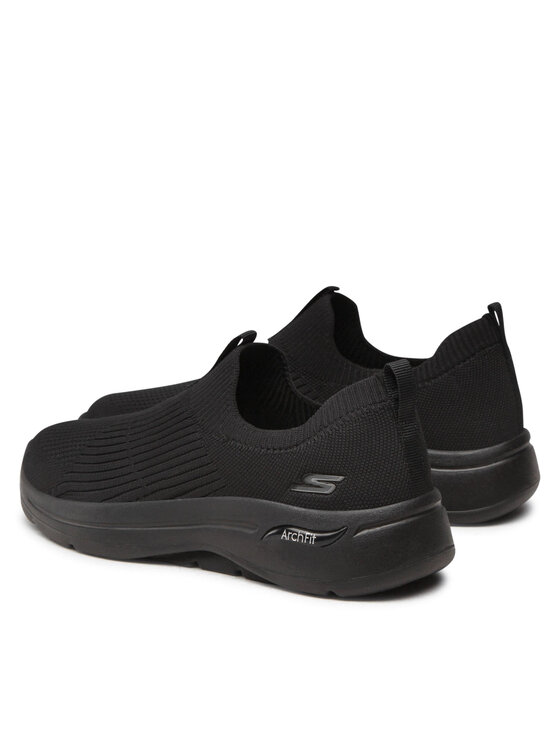 Skechers Skechers Αθλητικά Go Walk Arch Fit Iconic 124409/BBK Μαύρο