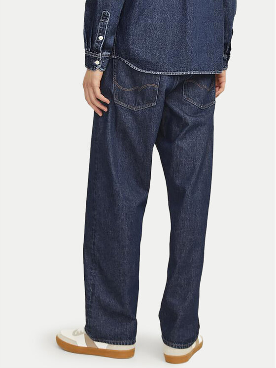 Jack&Jones Jack&Jones Jeans hlače Alex 12258559 Mornarsko modra Baggy Fit
