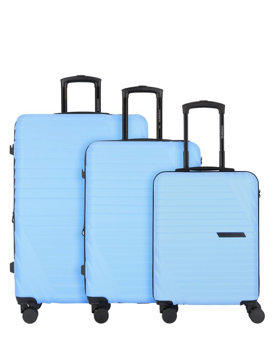 cocoono cocoono Komplet walizek 322988 Błękitny