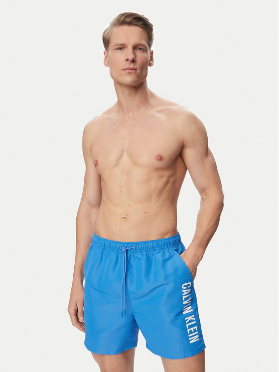 Calvin Klein Swimwear Calvin Klein Swimwear Plavecké šortky LV00N61047 Modrá Regular Fit