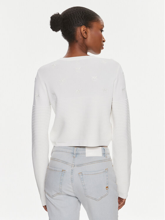 PINKO Pinko Kardigāns Ciliegio 102881 A1LK Balts Regular Fit