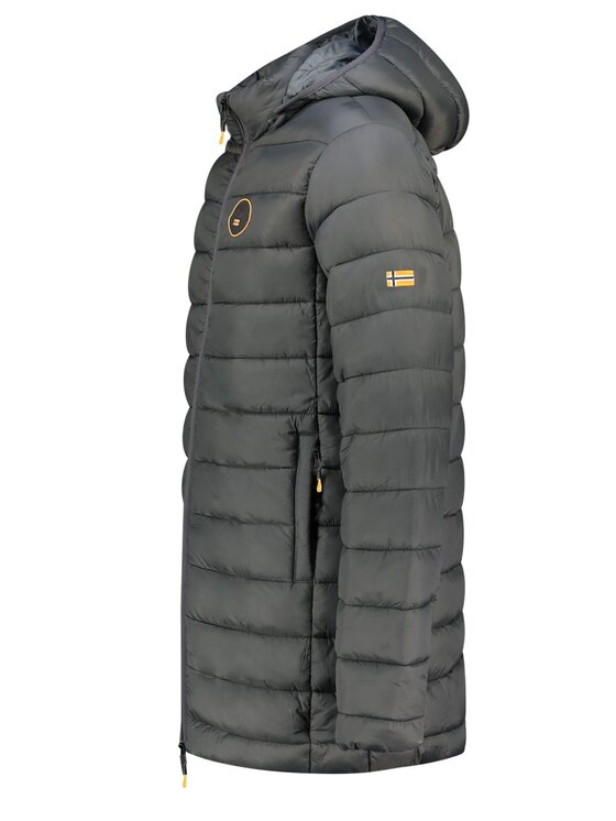 Geographical Norway Geographical Norway Kurtka puchowa WZ5086H/GN-GRIS FONCÉ Szary Regular Fit