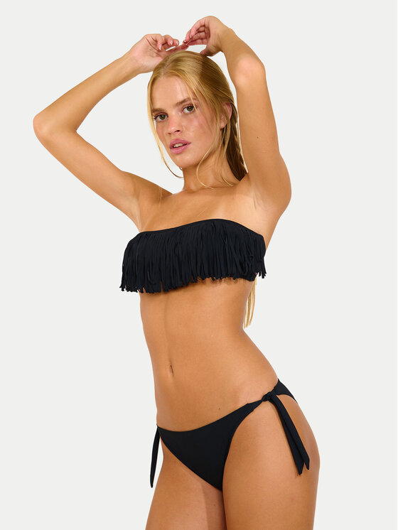 Banana Moon Banana Moon Bikini-Oberteil Westo Fringes LSE01 Schwarz