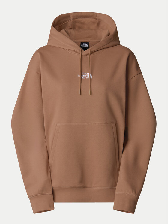 The North Face The North Face Majica dugih rukava Essential NF0A89EN Smeđa Oversize