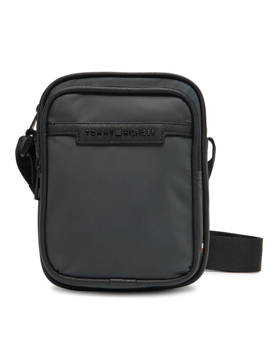 Tommy Hilfiger Tommy Hilfiger Taška cez rameno Th Repreve Mini Reporter AM0AM13465 Sivá
