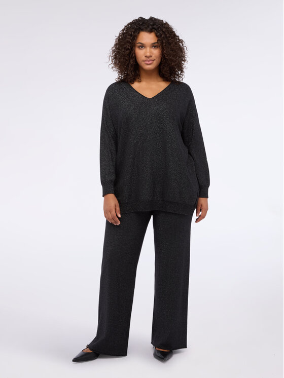 Fiorella Rubino Fiorella Rubino Maglione M030E002016N033 Nero Regular Fit