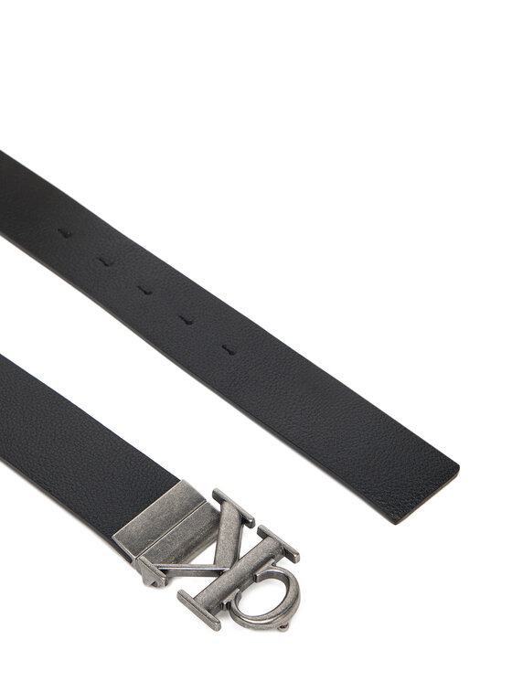 Calvin Klein Calvin Klein Мъжки колан Monogram Buckle 35Mm Adj/Rev LV04D7017G Черен
