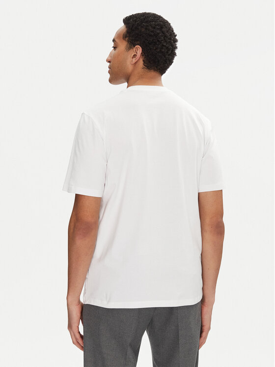 Jack & Jones Jack & Jones T-Shirt Pacer Photo 12273775 Bílá Relaxed Fit