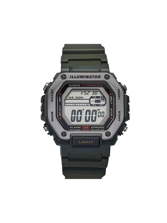 Casio Pulkstenis Digital MWD-110H-3AVEF Zaļš