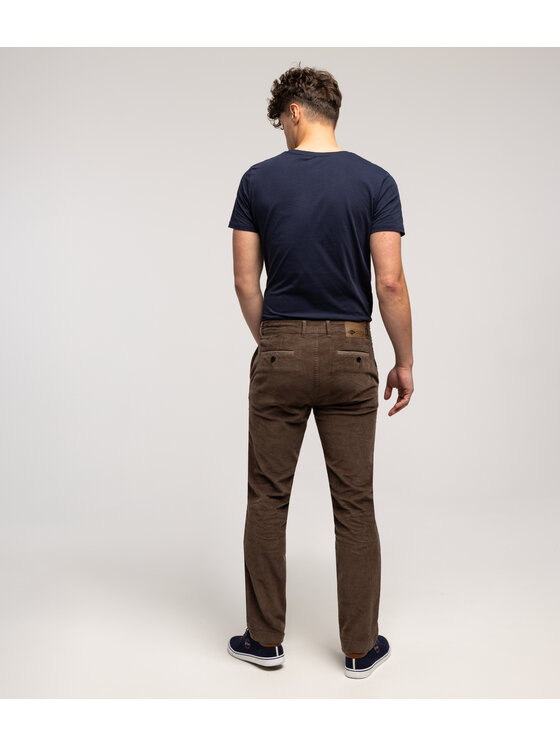 Lee Cooper Lee Cooper Chinosy DREK 4161 Beżowy Straight Fit