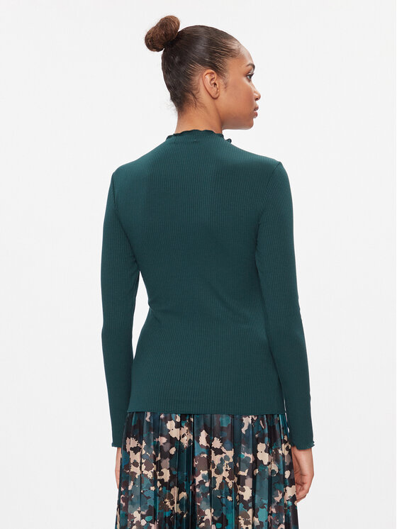 Vila Vila Bluza 14091089 Turkizna Regular Fit
