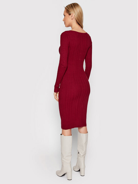 Vestito di maglia Giselle W2RK28 Z2Y72 Bordeaux