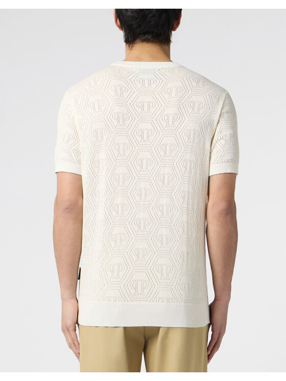 PHILIPP PLEIN PHILIPP PLEIN T-Shirt 30681 Biały Regular Fit