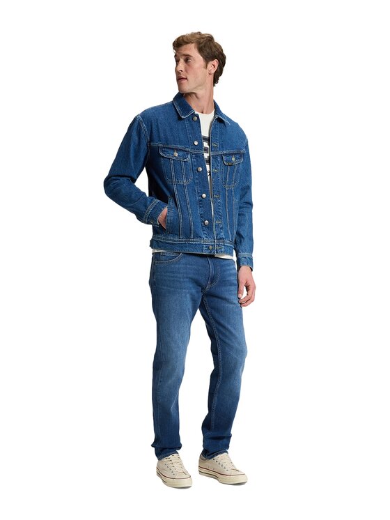 Lee Lee Kurtka jeansowa 112386292 Niebieski Regular Fit
