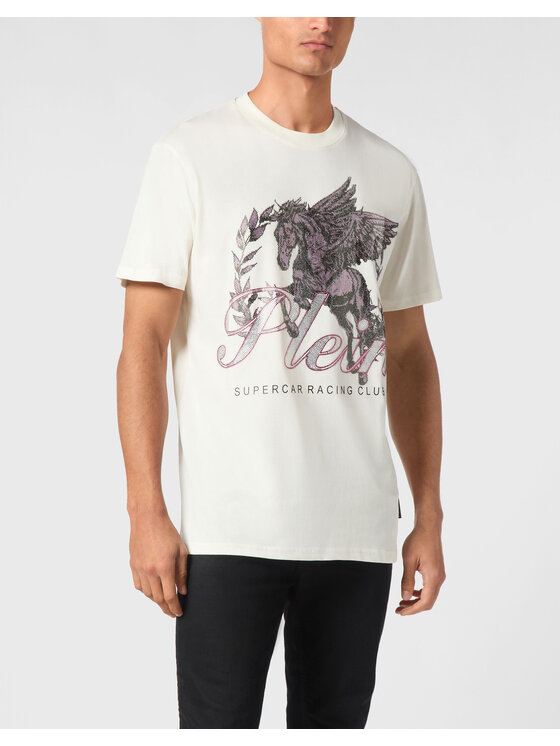 PHILIPP PLEIN PHILIPP PLEIN T-Shirt 22607 Bílá Regular Fit