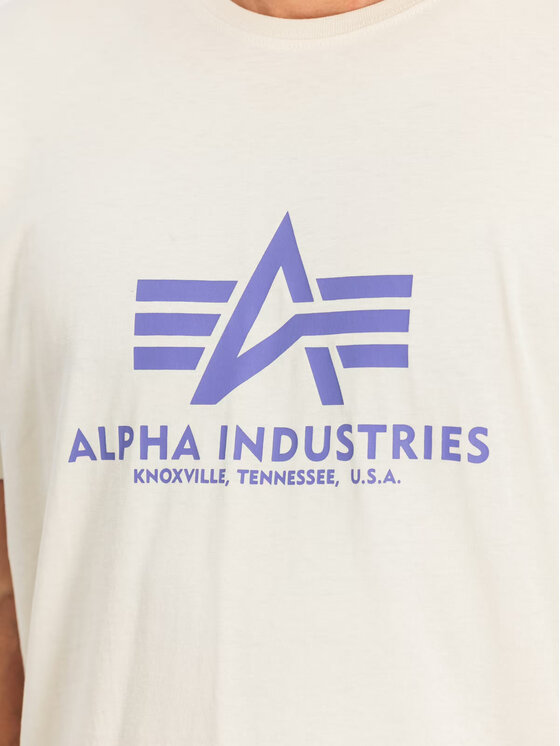 Alpha Industries Alpha Industries T-Shirt AI.100501-749 Biały Basic Fit