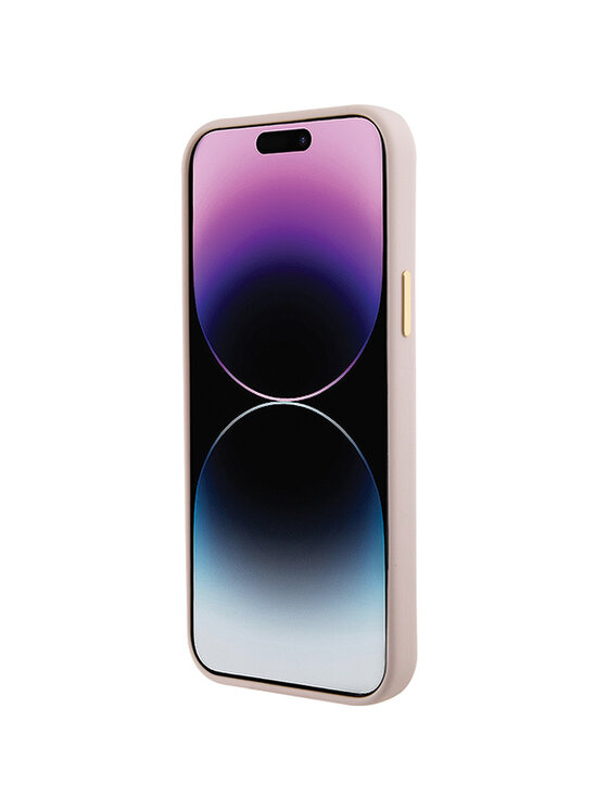 Guess Guess Etui na telefon iPhone 15 Różowy
