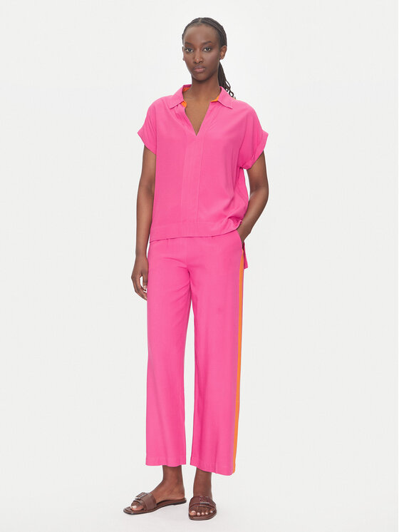 LOLA CASADEMUNT LOLA CASADEMUNT Bluse LS2515027 Rosa Regular Fit