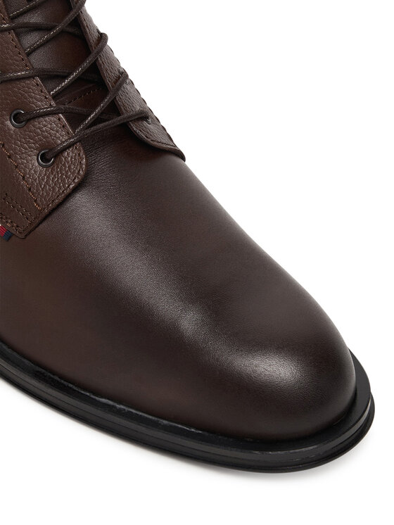 Tommy Hilfiger Tommy Hilfiger Zimski škornji Corporate FM0FM05577 Rjava