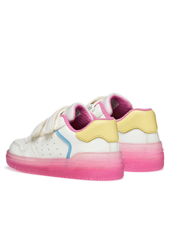 Geox Geox Sneakersy J Washiba Girl J45HXB 0003W C1364 D Bílá