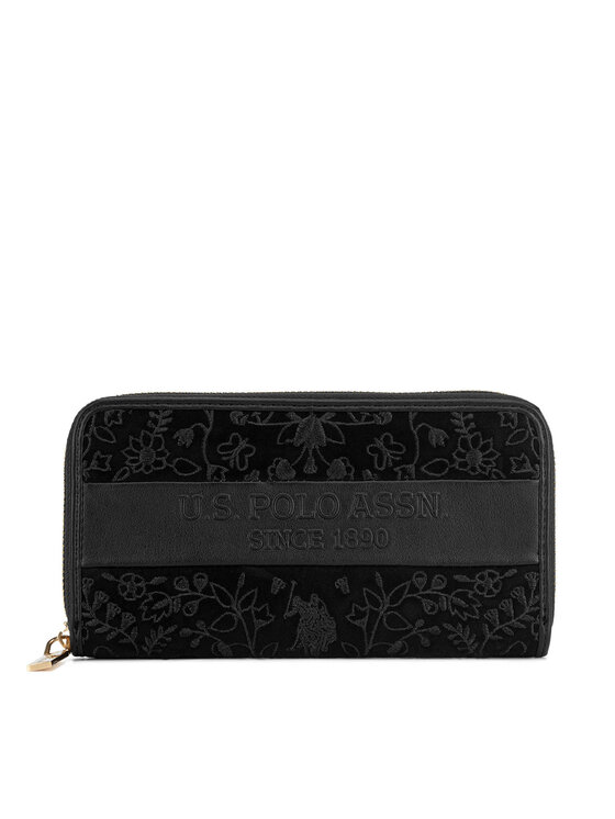 U.S. Polo Assn. U.S. Polo Assn. Didelė Moteriška Piniginė WIUXT8463WZC Juoda