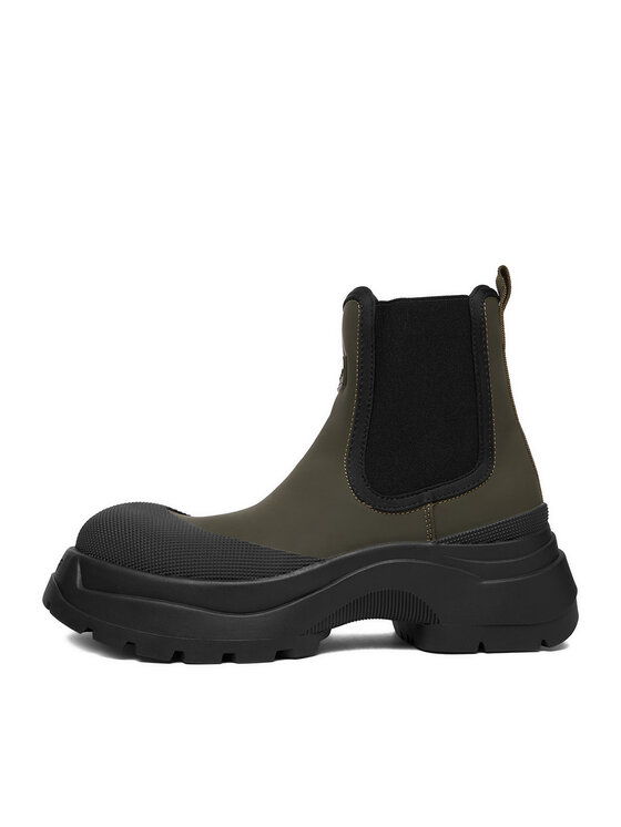 Hunter Hunter Kotníková obuv s elastickým prvkem CEO-SX2405-1 Khaki