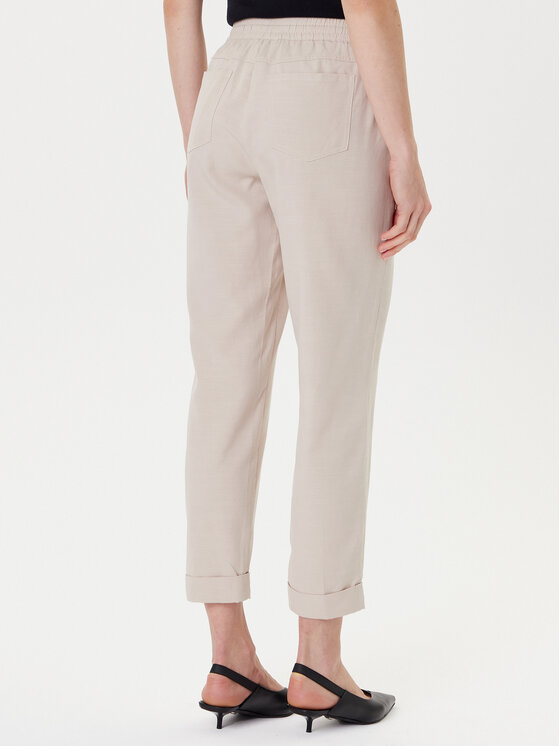 TATUUM Tatuum Kalhoty z materiálu Sudiki T2506.147 Béžová Slim Fit