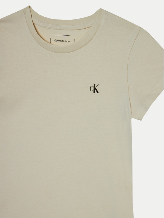 Calvin Klein Jeans Calvin Klein Jeans Súprava tričiek IG0IG01258 Kaki Slim Fit