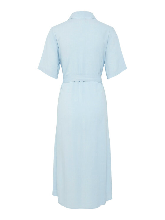 Pieces Pieces Hemdkleid Pia 17152063 Blau Regular Fit
