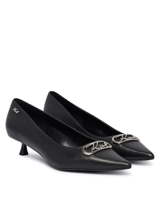 KARL LAGERFELD KARL LAGERFELD Γοβάκια Pasha Signia KL30121 Μαύρο