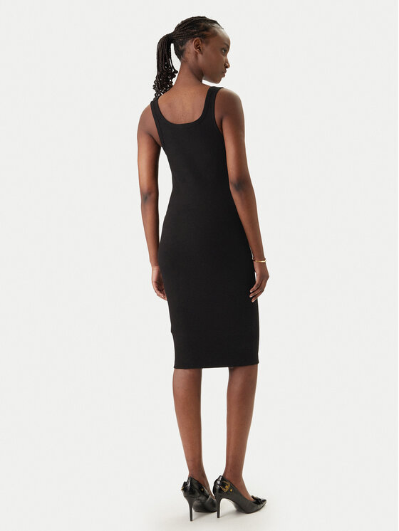 Versace Jeans Couture Versace Jeans Couture Kleid für den Alltag 80HAO943 J0198 Schwarz Slim Fit