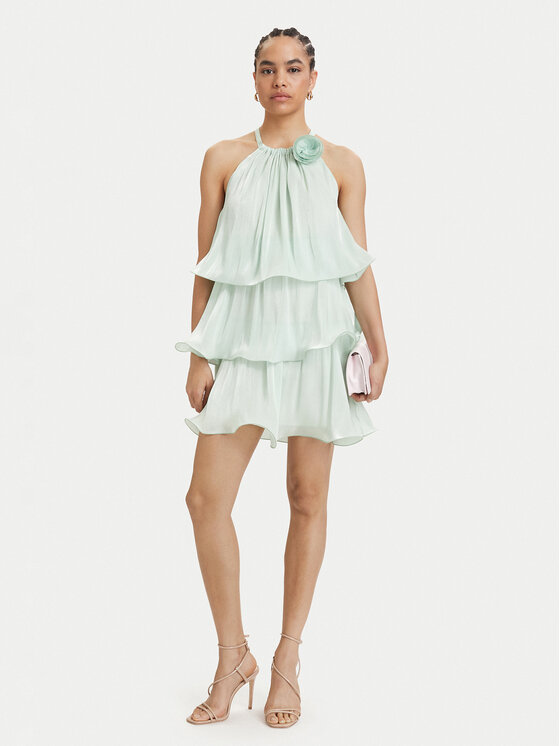 ACCESS FASHION ACCESS FASHION Kokteilinė suknelė 63-3023-308 Šviesiai žalia Regular Fit