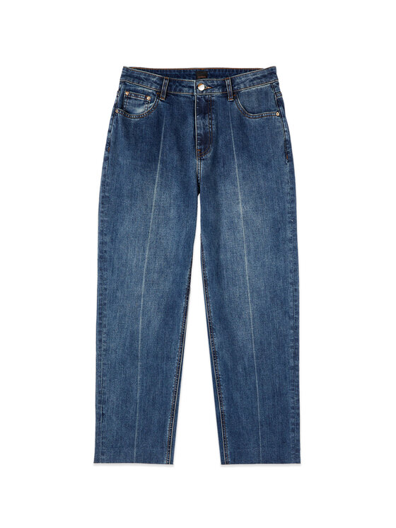 Oltre Oltre Jeansy P428R009436N034 Niebieski Boy Fit