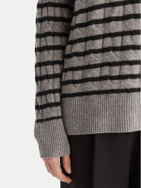 Tommy Hilfiger Tommy Hilfiger Rollkragenpullover WW0WW46791 Grau Regular Fit