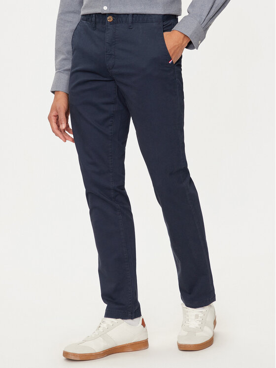 U.S. Polo Assn. Pantaloni chino MUP3346 Blu scuro Slim Fit, taglia : 32
