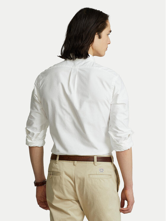 Polo Ralph Lauren Polo Ralph Lauren Πουκάμισο Core Replen 710549084 Λευκό Slim Fit