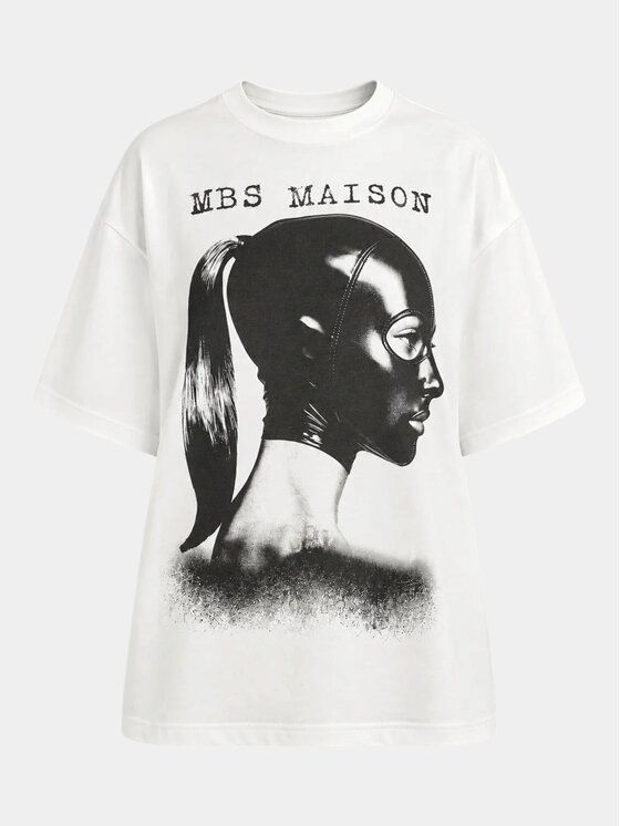 MADE BY SOCIETY MADE BY SOCIETY T-Shirt Nima - T27882 Biały Basic Fit