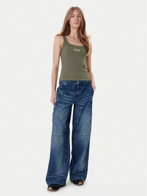 Guess Guess Jeansy W5YA2F D5R0D Niebieski Baggy Fit