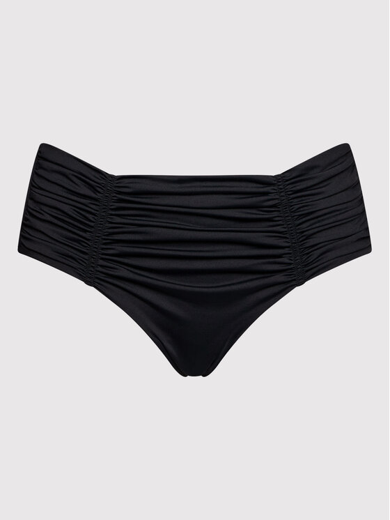 Seafolly Seafolly Bikini apakšdaļa Gathered Front 40343-942 Melns