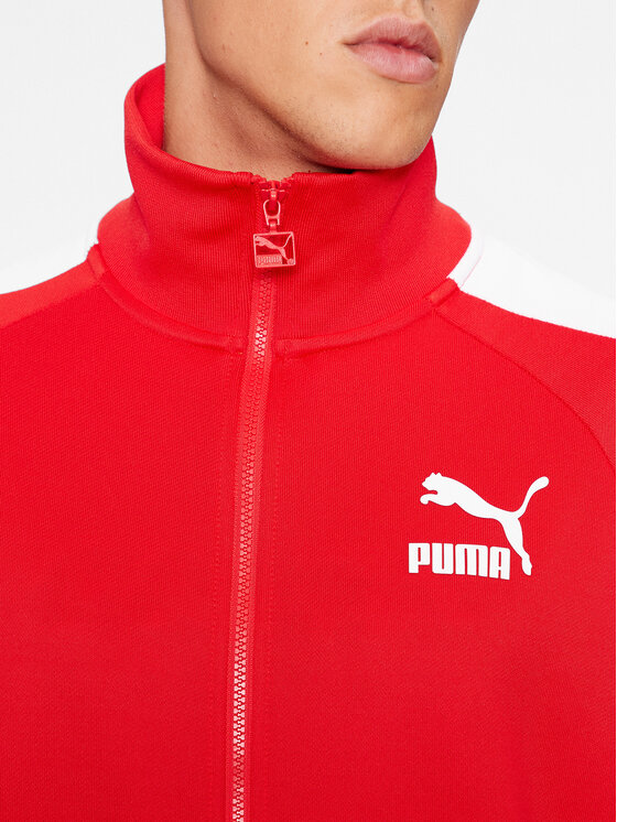 Puma Puma Pulóver Iconic T7 530094 Piros Regular Fit