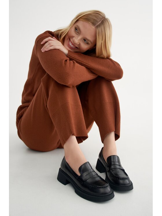 Estro Estro Mokasíny ER00113576 Černá