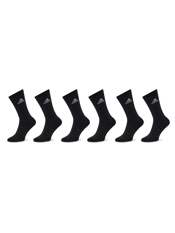 adidas adidas Hosszú zoknik Cushioned Sportswear Crew Socks 6 Pairs IC1316 Fekete